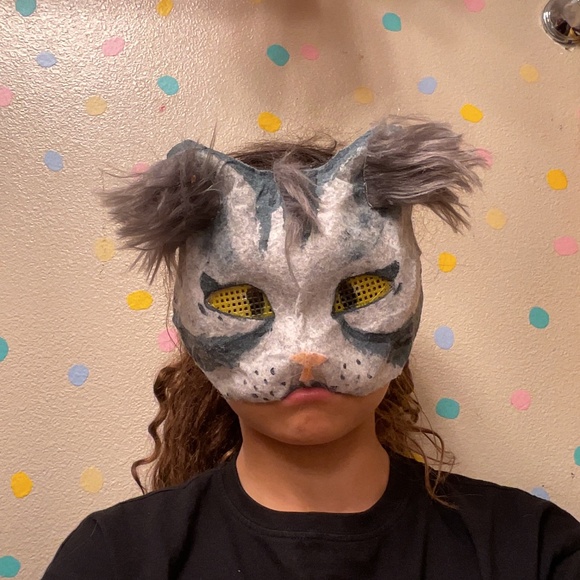 Grey cat therian mask - Picture 8 of 8